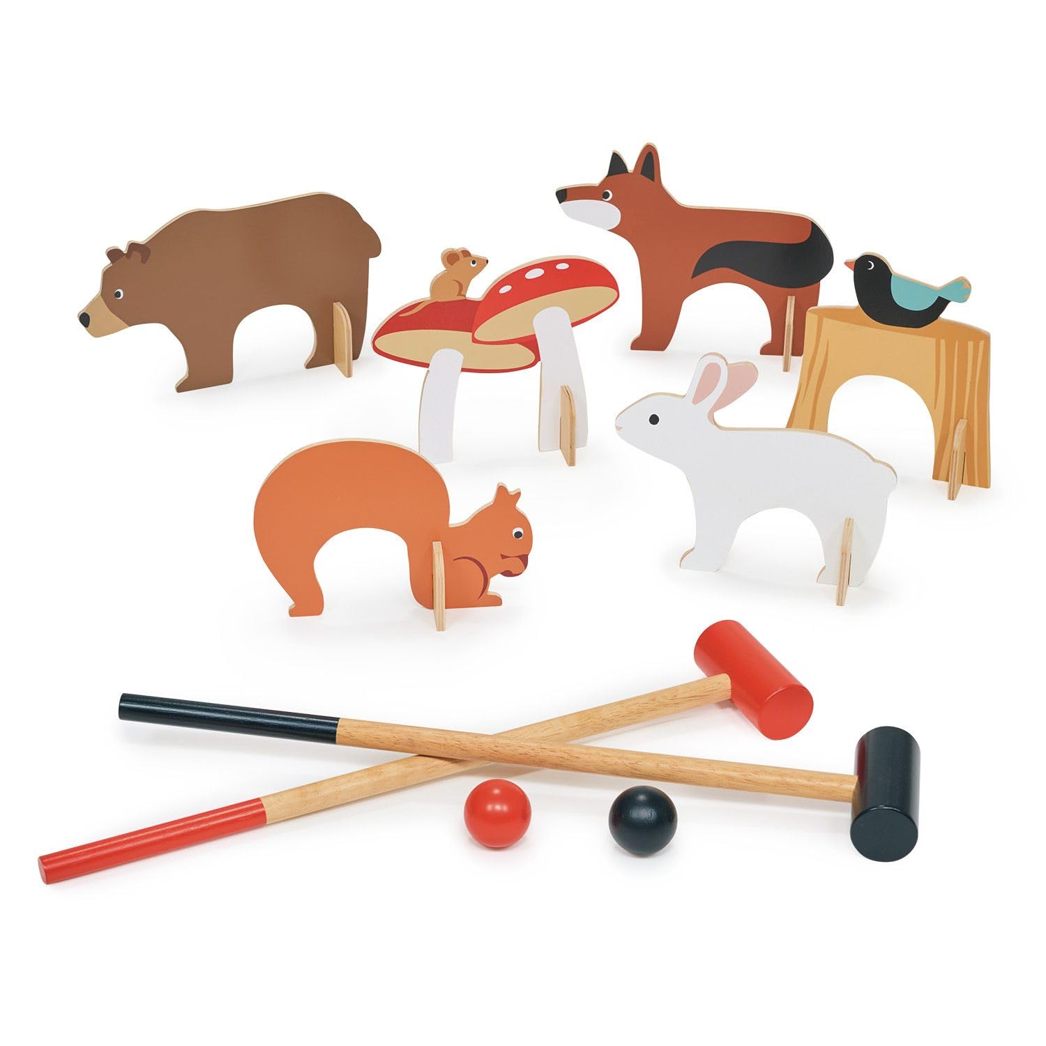 Amazon.com: Tender Leaf Toys - Woodland Indoor Croquet Set - 17